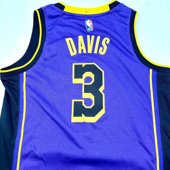Anthony Davis Lakers Blue Uniforms Youth Jordan Brand Anthony